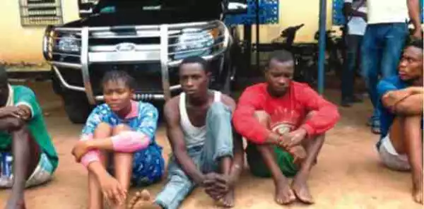 See 19-Year-Old Girl Arrested By Police In Imo For Kidnapping & Robbery (Photo)